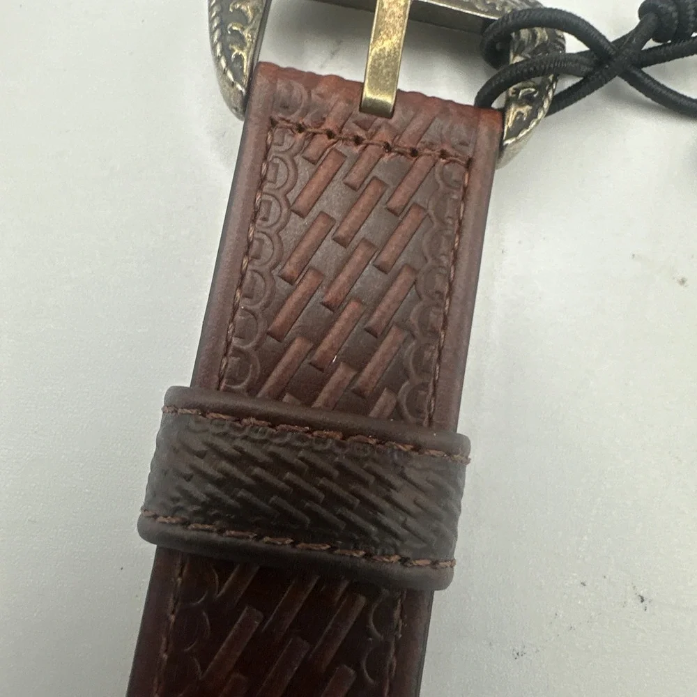 WESTERN Wrangler SMART WATCH Leather Weave Band‎ WRZ20-145bw **msrp 185
